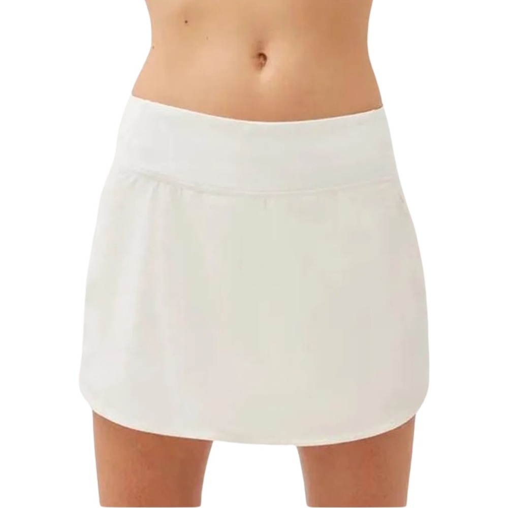 Outdoor Voices Women’s White Athletic Skort with Wide Waistband